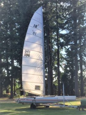 Used Sailboats For Sale in Washington by owner | 1980 NACRA 18 Square Meter Catamaran
